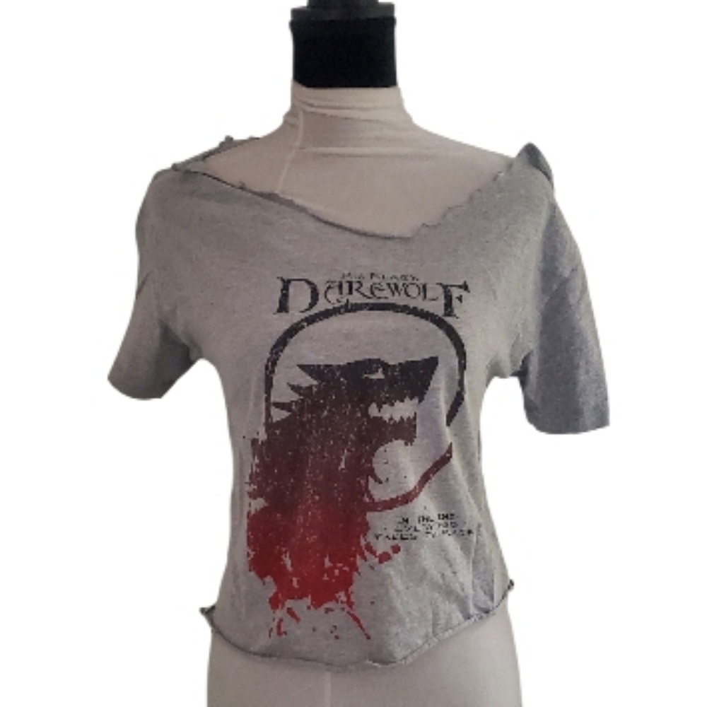 Custom Ripped Cropped Wrestler Tee